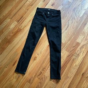 Black Citizens of Humanity Low-Rise Skinny Jeans